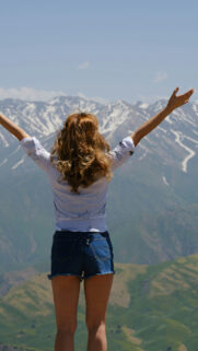 Manifesting Success and Freedom Vision Board Phone Wallpaper