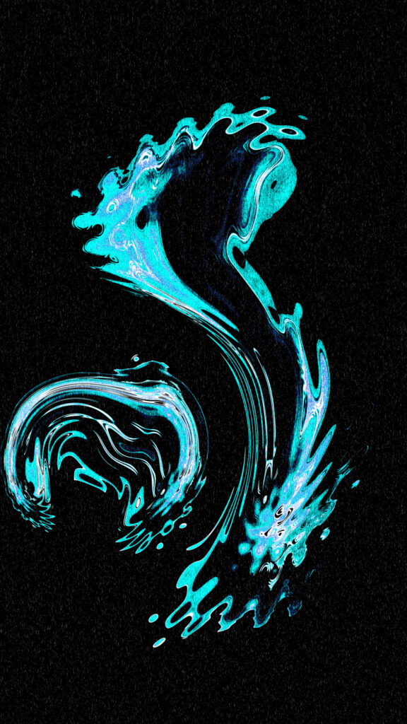 Ethereal Pisces Zodiac Water Sign Fluid Art 4K Mobile Wallpaper