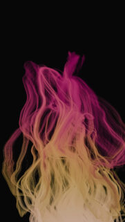 Vibrant Pink and Gold Aura Energy Spiritual Aesthetic Phone Wallpaper