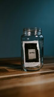 Emotional Empty Memory Jar Aesthetic Phone Wallpaper