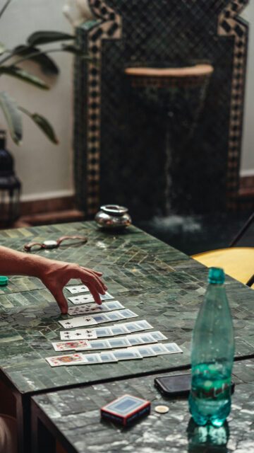 Mystical Tarot Reading and Energy Manifestation Aesthetic Wallpaper