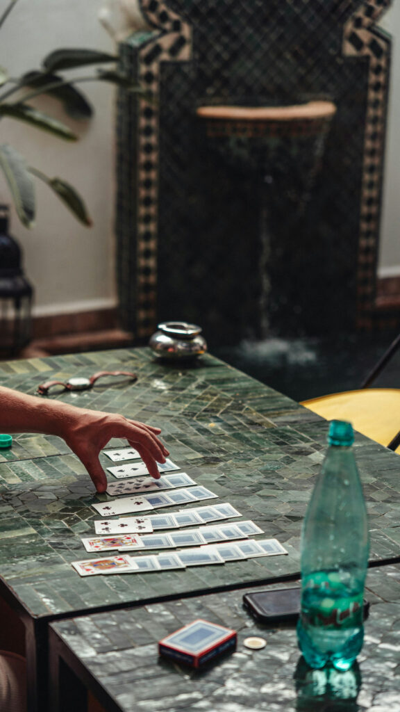 Mystical Tarot Reading and Energy Manifestation Aesthetic Wallpaper
