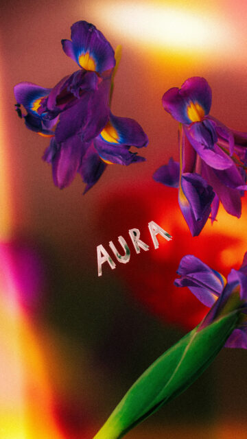Vibrant Purple Aura Energy Manifestation Spiritual Aesthetic Wallpaper