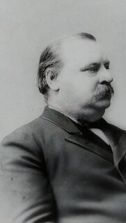 Vintage Portrait of Grover Cleveland Historical Figure Mobile Wallpaper