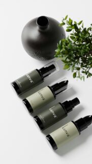 Minimalist Cosmetic Skin Care Bottles Aesthetic 4K Mobile Wallpaper