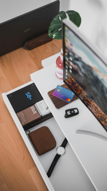 Luxury Lifestyle Manifestation Board for Abundance and Success Wallpaper
