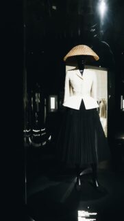 Elegant Fashion Display Minimalist Dark Exhibition Mobile Wallpaper