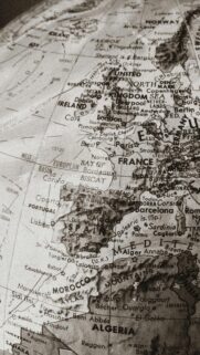 Vintage World Map Globe Close-up Photography Phone Wallpaper