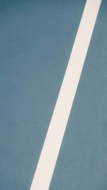Minimalist Blue Court Line Abstract Smartphone Wallpaper