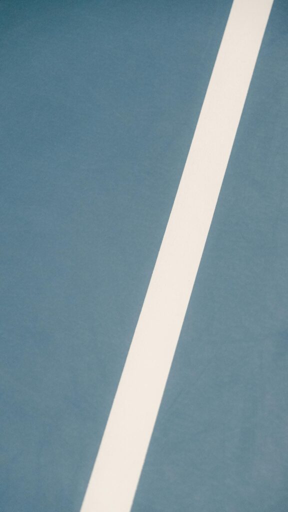 Minimalist Blue Court Line Abstract Smartphone Wallpaper