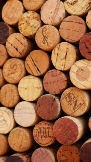 Rustic Wine Cork Texture Macro Phone Background Wallpaper
