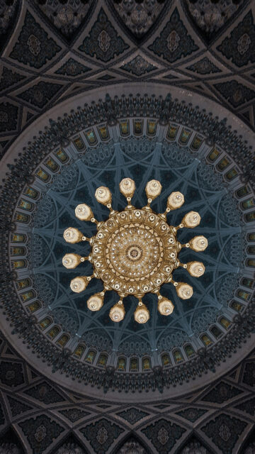 Sacred Geometry Ceiling Dome Divine Harmony Spiritual Energy Wallpaper