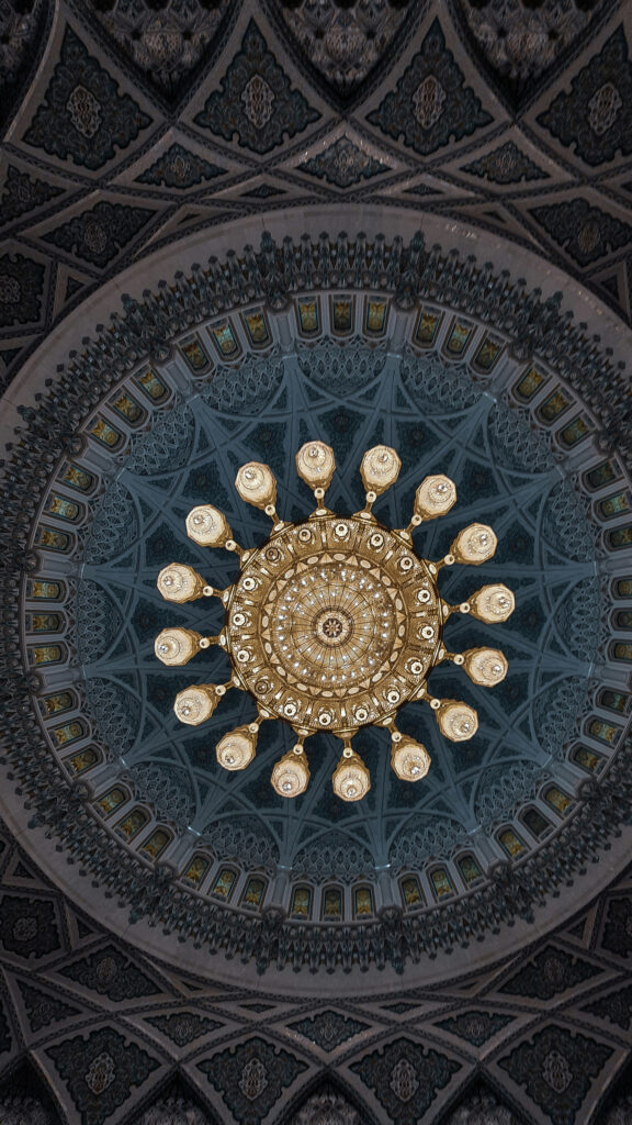 Sacred Geometry Ceiling Dome Divine Harmony Spiritual Energy Wallpaper
