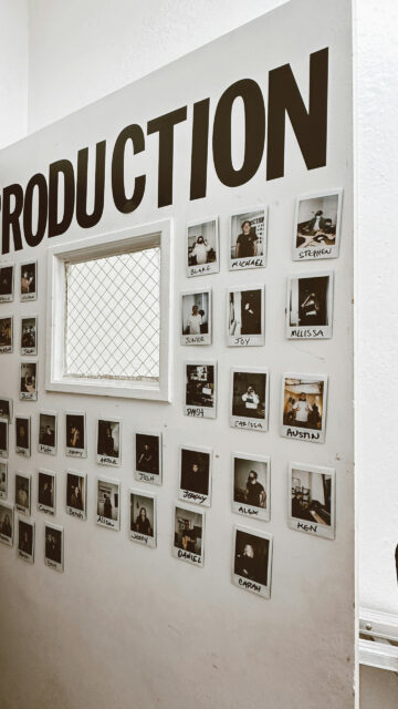 Creative Production Manifestation Board and Goal Setting Aesthetic Wallpaper