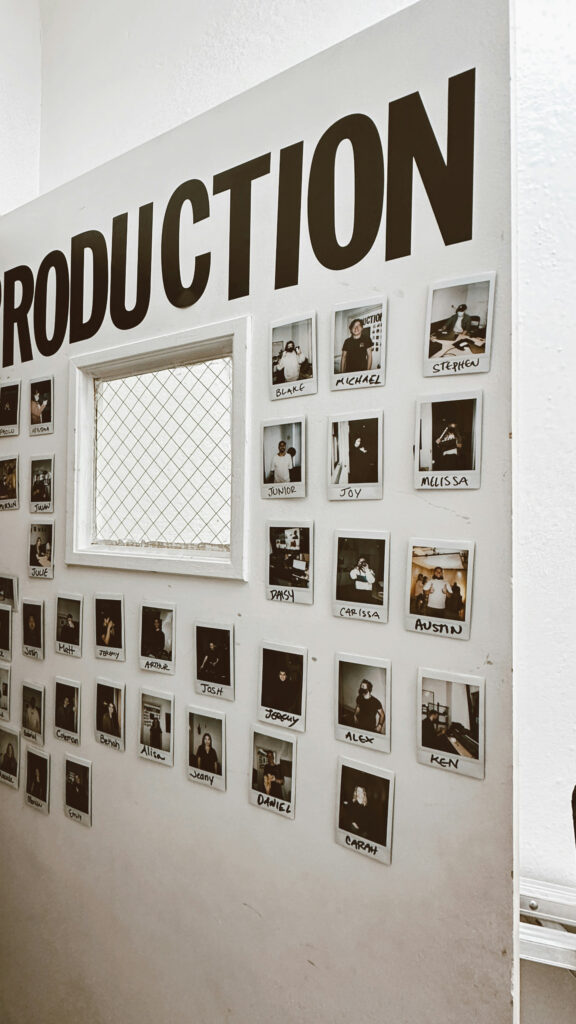 Creative Production Manifestation Board and Goal Setting Aesthetic Wallpaper