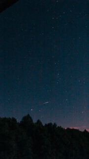 Stargazing Night Sky Meteor Wishing Energy Spiritual Mobile Wallpaper