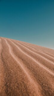 Minimalist Golden Sand Dune Desert Waves Phone Wallpaper