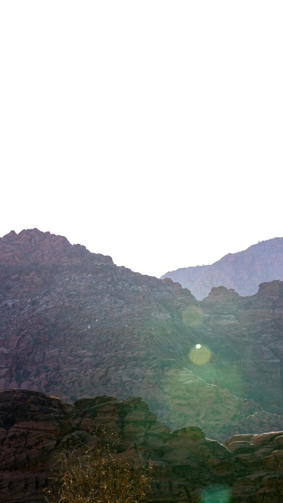Golden Hour Mountain Peak Scenic Nature Phone Wallpaper