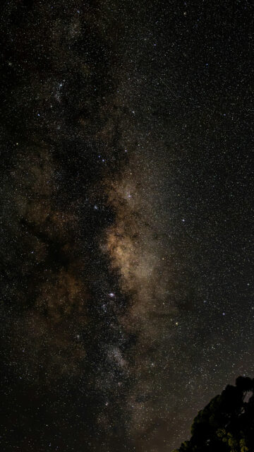 Cosmic Milky Way Galaxy Night Sky Aesthetic Spiritual Celestial Wallpaper