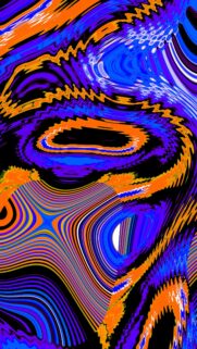 Vibrant Abstract Fluid Liquid Swirls 4K Mobile Wallpaper