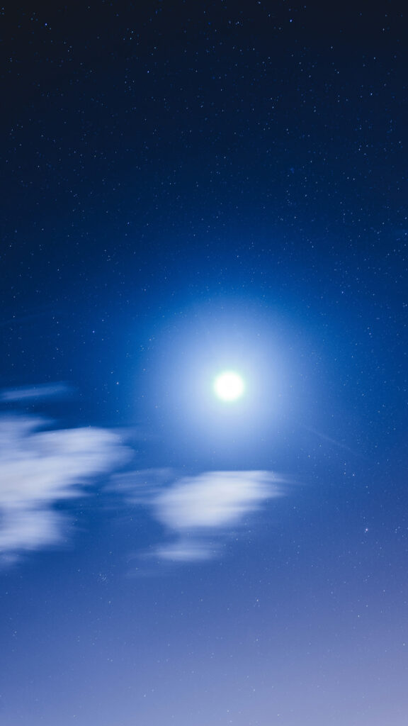 Full Moon Spiritual Energy Celestial Night Sky Phone Wallpaper
