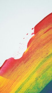 Vibrant Rainbow Watercolor Paint Abstract Phone Wallpaper