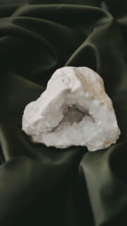 Clear Quartz Crystal Healing Energy Aesthetic Phone Wallpaper