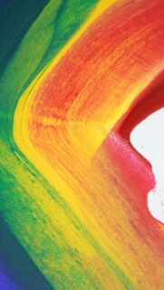 Abstract Vibrant Rainbow Paint Stroke Texture Phone Wallpaper