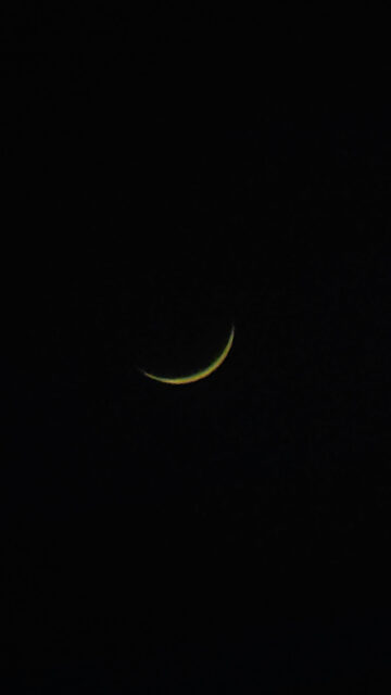 Waxing Crescent Moon Spiritual Manifestation Aesthetic Wallpaper