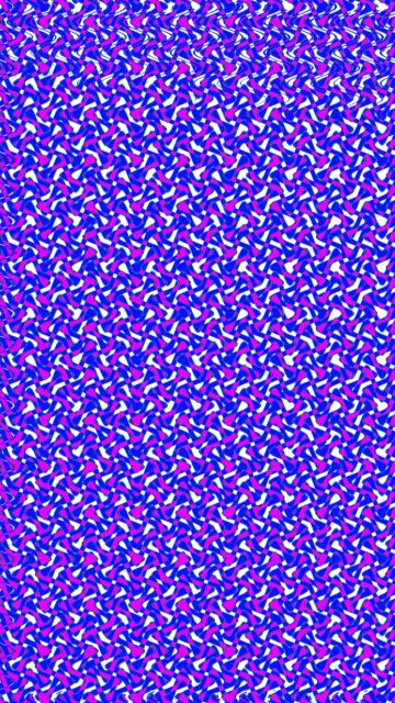 Vibrant Wavy Blue and Pink Abstract Geometric Pattern Mobile Wallpaper