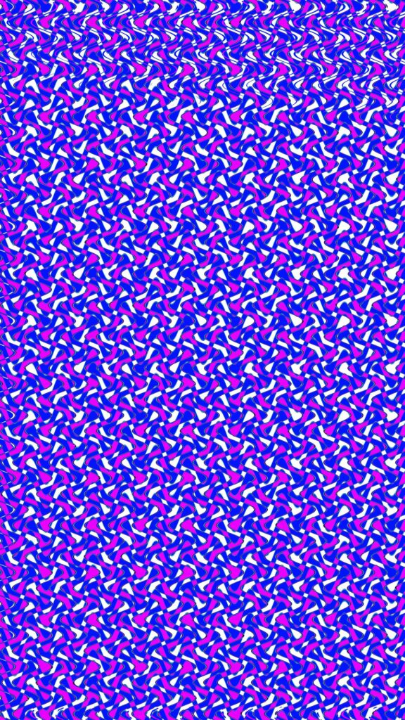 Vibrant Wavy Blue and Pink Abstract Geometric Pattern Mobile Wallpaper