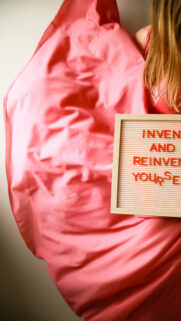 Invent and Reinvent Yourself Manifestation Vision Board Spiritual Aesthetic Wallpaper