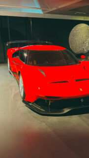 Ferrari Supercar Vision Board for Abundance and Manifestation Wallpaper