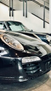 Stunning Black Porsche 911 Luxury Sports Car Phone Wallpaper