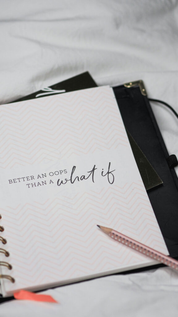 Manifestation Vision Board Quote for Goal Setting Desktop Wallpaper