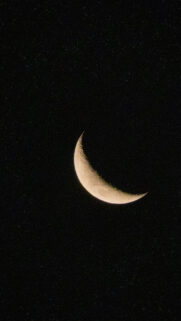 Waning Crescent Moon Phase Spiritual Energy and Manifestation Wallpaper