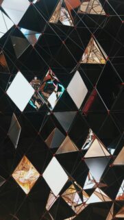 Abstract Geometric Prism Art Mobile Background HD Wallpaper