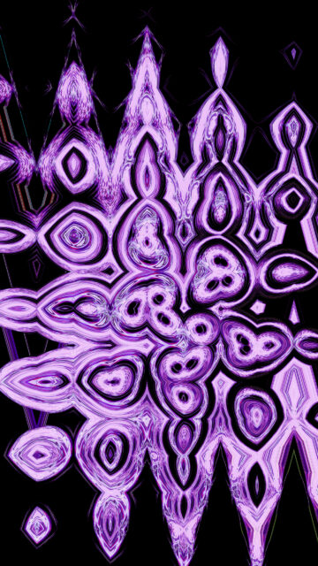 Cosmic Sacred Geometry Mandala Energy Purple Abstract Wallpaper