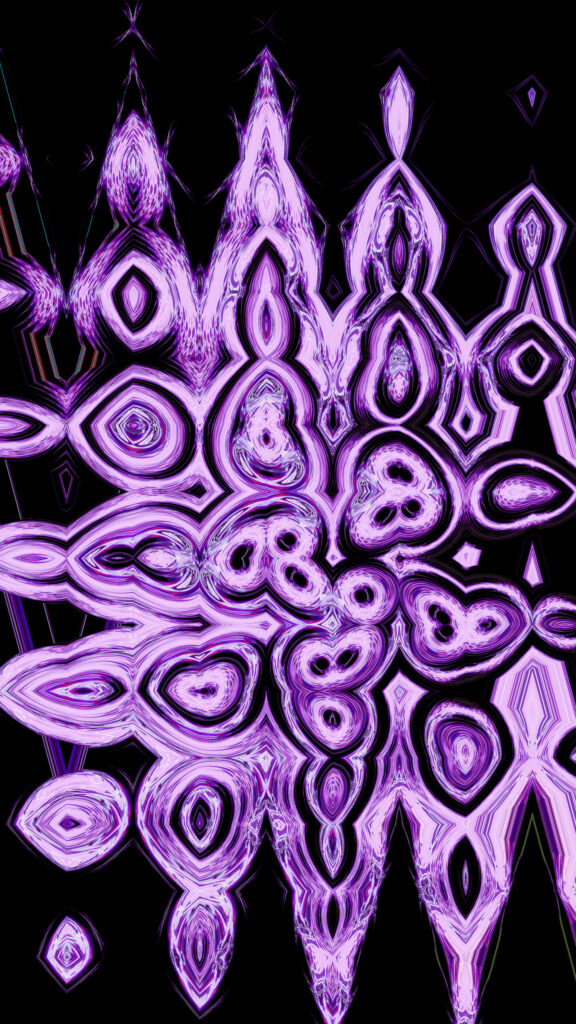 Cosmic Sacred Geometry Mandala Energy Purple Abstract Wallpaper