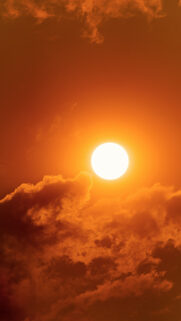 Fiery Leo Sun Energy Astrology Aesthetic Phone Wallpaper