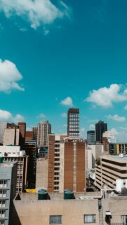 Stunning Johannesburg Urban Cityscape High-Rise Skyline Wallpaper