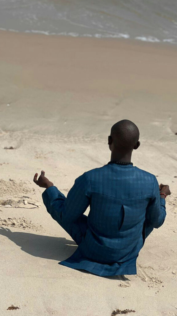 Mindful Meditation and Spiritual Grounding Aesthetic Wallpaper