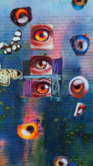 Third Eye Awakening Spiritual Vision Board for Manifestation Wallpaper