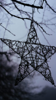 Rustic Celestial Star Energy Symbol for Manifestation and Spiritual Guidance Wallpaper