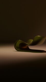 Minimalist Golden Abstract Wave Design Mobile Background Wallpaper