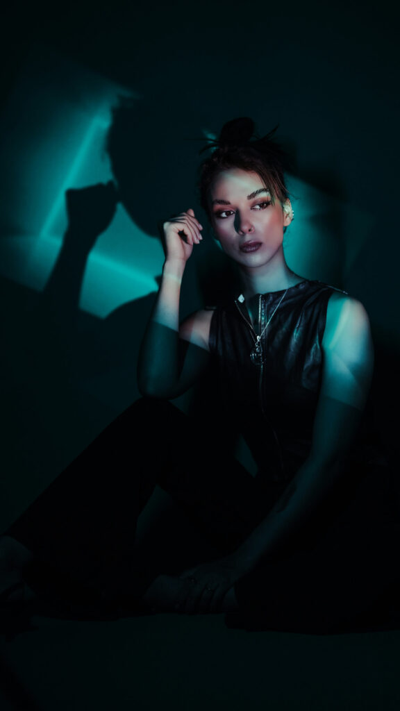 Mysterious Scorpio Zodiac Energy Aesthetic Portrait Wallpaper