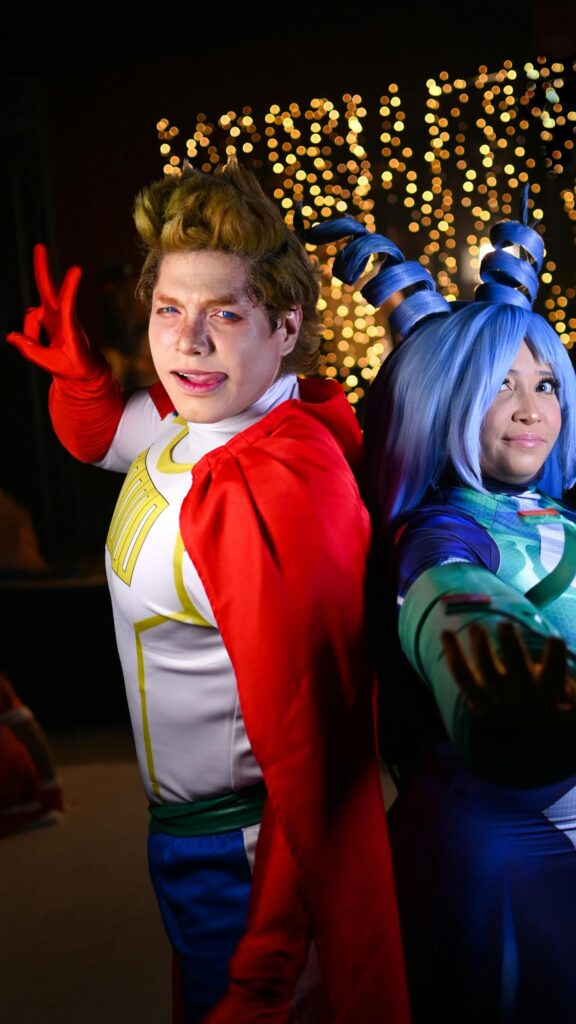 Mirio Togata and Nejire Hado My Hero Academia Cosplay Phone Wallpaper