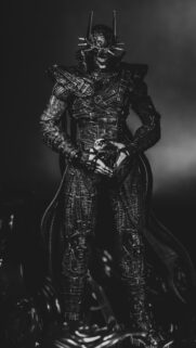 The Batman Who Laughs Dark Gritty Comic Book Portrait Wallpaper