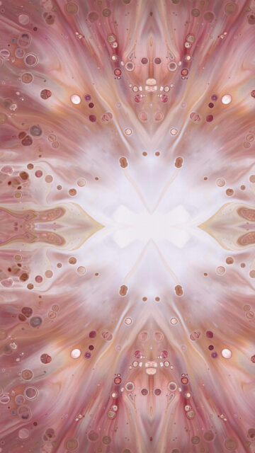 Rose Quartz Mandala Meditation Spiritual Energy Phone Wallpaper
