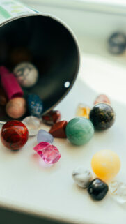 Abundance Flow Crystal Energy Manifestation Aesthetic Wallpaper